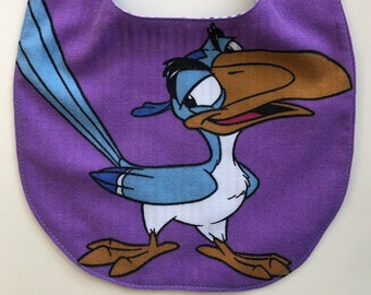 Slabbetje Lion King, Zazu, Disney-baby, gerecycled milieuvriendelijk, film jaren 90, jaren 90, douchecadeau, duurzame vintage lakens, Disneyland, Disneyworld