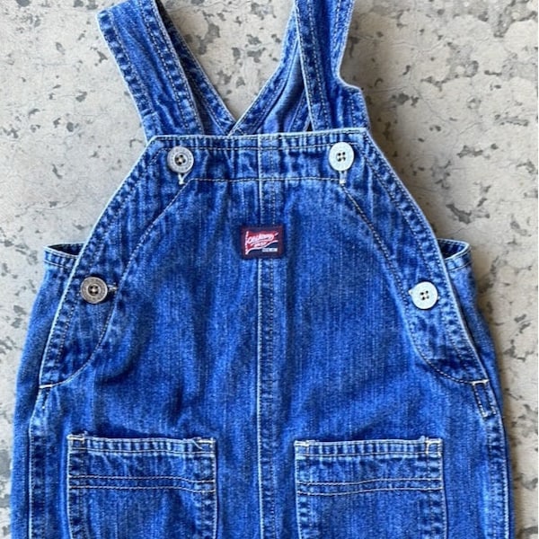 Baby Overalls, Old Navy shorts, Infant jeans, 6-12 mo 6M 9M 12M, infant vintage denim, retro jean shortalls