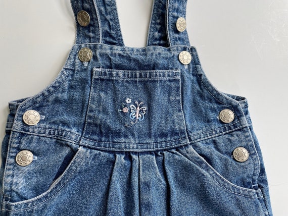 Vintage Overalls, baby girl, sz 18 mo 18M, 90s to… - image 2