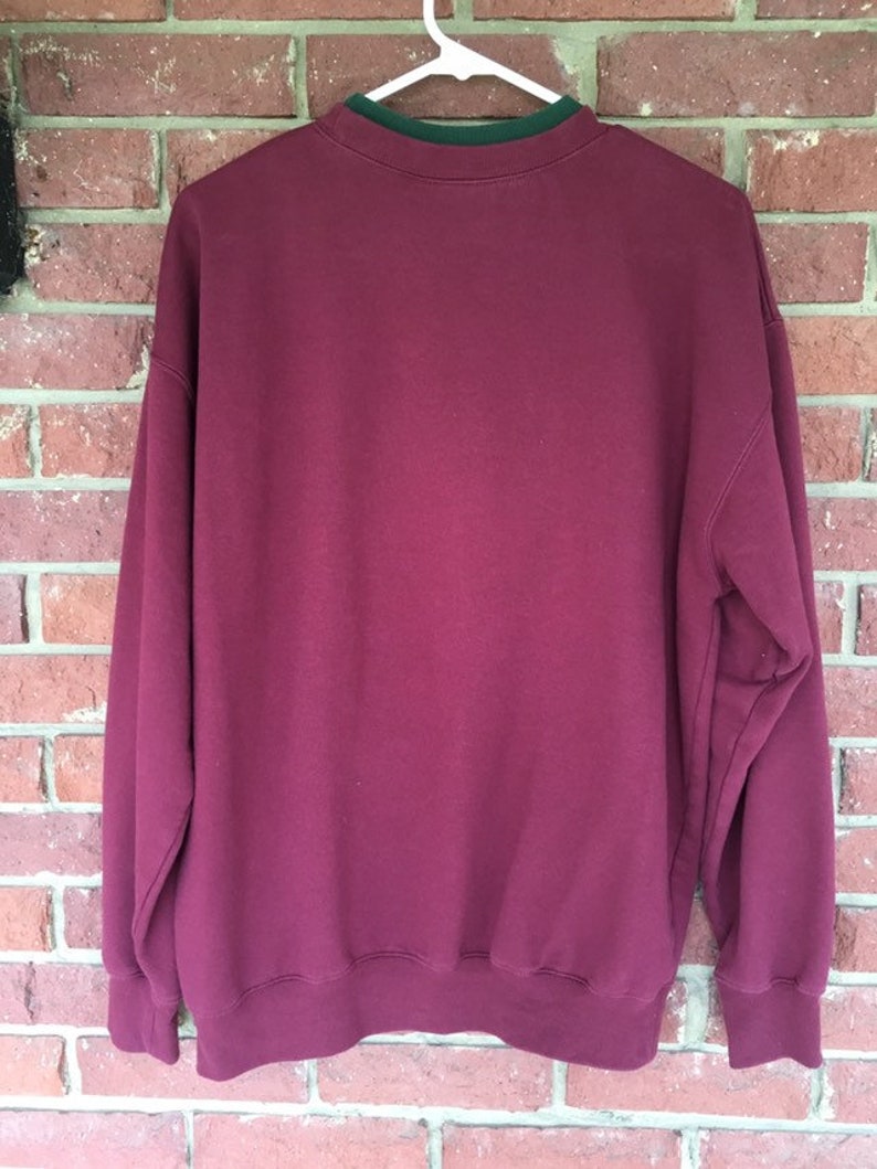 grandkids pullover, Patchwork Sweatshirt Vintage Grandma Sweater Grandmother Christmas heart appliqu\u00e9 sustainable gift Women/'s size L