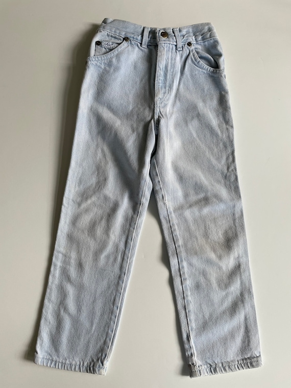 Vintage jeans, retro chic denim, girls size 6X 6,… - image 1