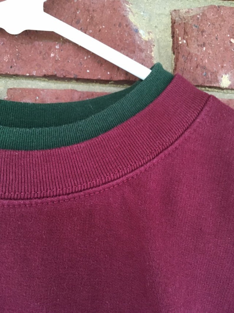 grandkids pullover, Patchwork Sweatshirt Vintage Grandma Sweater Grandmother Christmas heart appliqu\u00e9 sustainable gift Women/'s size L