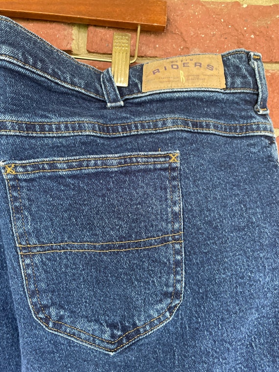 Vintage Jeans, Plus Size Riders, Dark Wash Denim,… - image 6