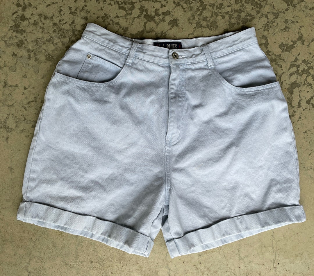 Plus Size High Rise Vintage Shorts