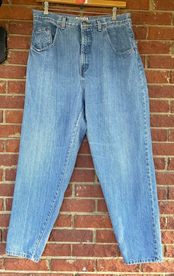 VENEZIA Women's Capris Jeans Sz 20 Mid-Rise Medium Wash Denim Pants