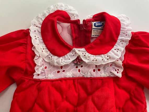 Valentines Day, Vintage outfit, 3 - 6 MO 3M 6M, b… - image 2