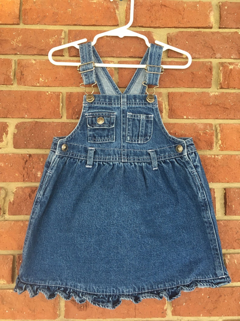 blue jean jumper skirt