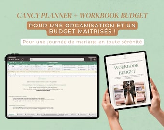 Wedding Planner + Budget Workbook - Cancy Planner | Organization & Budget | Created by a wedding coordinator