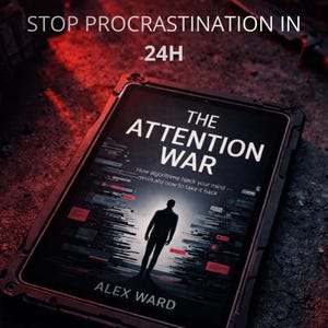 De aandachtsmoordenaar | Stop uitstel binnen 24 uur | Focus- en productiviteitsprotocol | Dopamine Detox e-boek