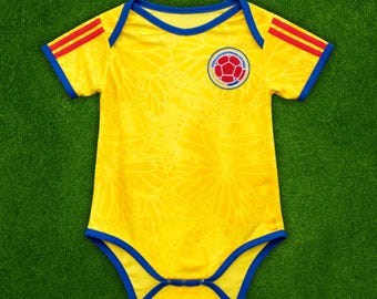 Colombia Baby Soccer Jersey , Bodysuit, Home Football Jersey, Trikot