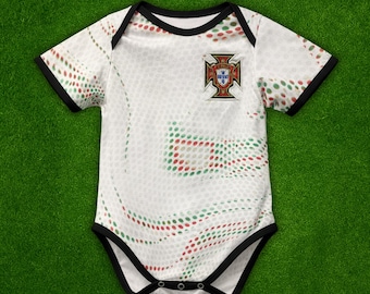 Portugal Baby Soccer Jersey , Bodysuit, Away Football Jersey, Trikot