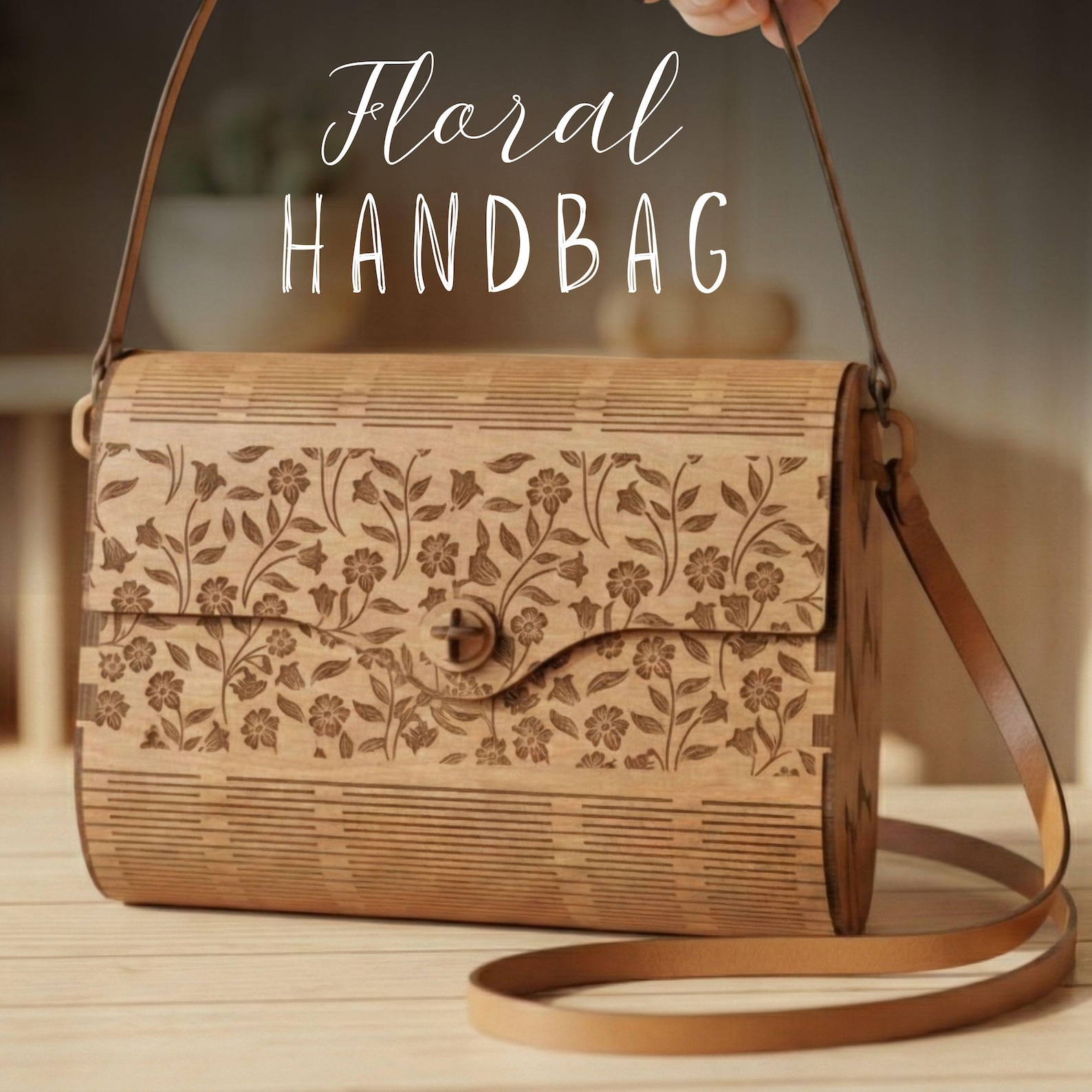 Wooden Clutch Bag Svg, Gift Bag | Laser Cut Handbag Template | Dxf ...