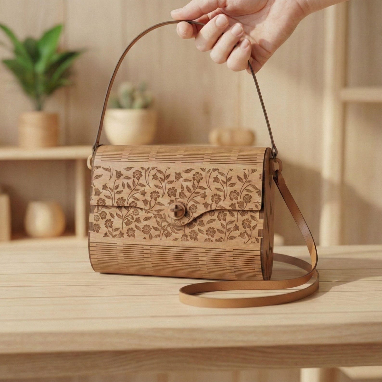 Wooden Clutch Bag Svg, Gift Bag | Laser Cut Handbag Template | Dxf ...