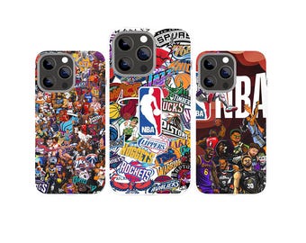 NBA Legends Basketball Phone Case,Clear Phone Case for iPhone 17 16 15 14 13 Pro Max Plus,Sports Phone Cover