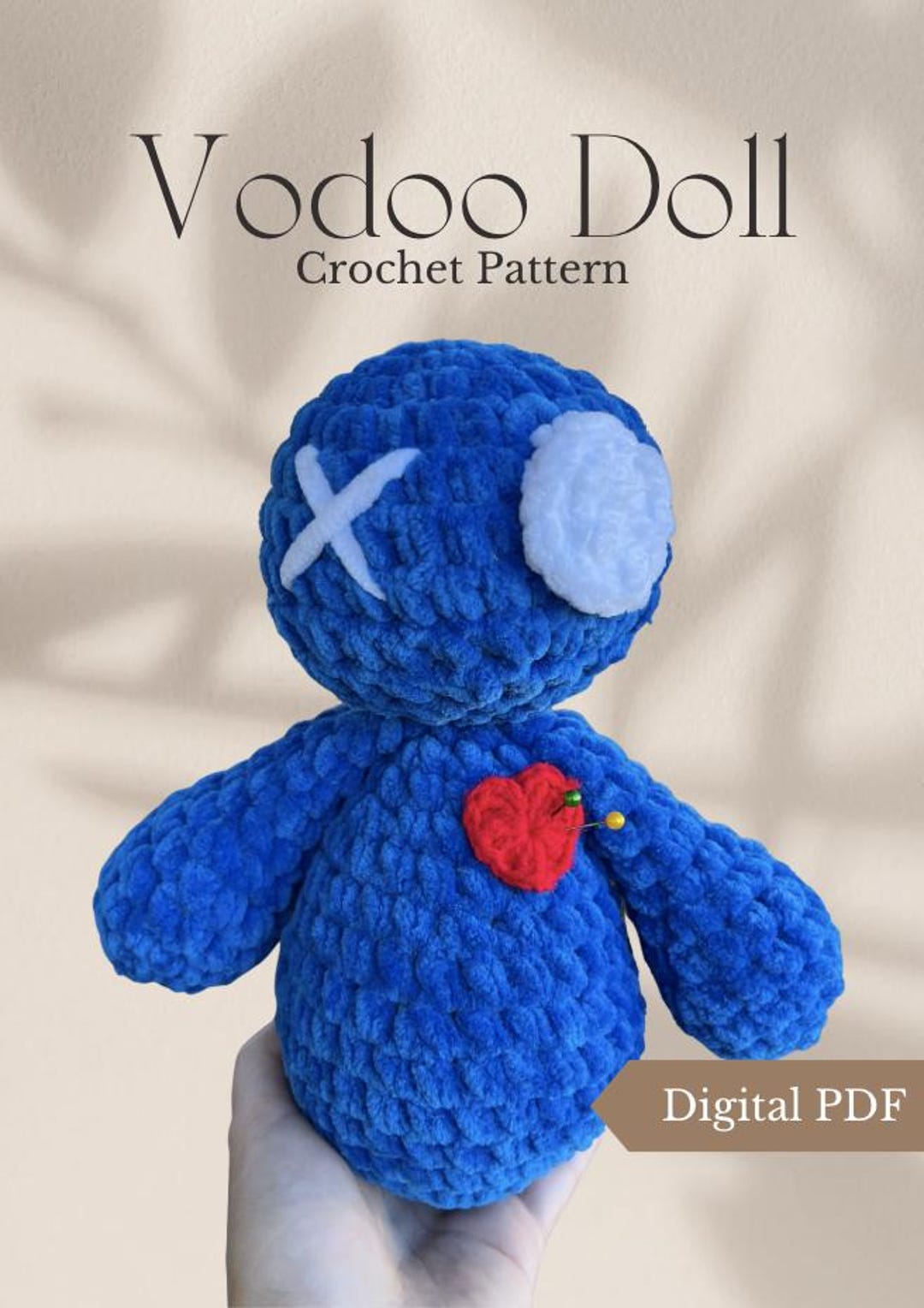Crochet Voodoo Doll Pattern | PDF Amigurumi Voodoo Doll Crochet ...