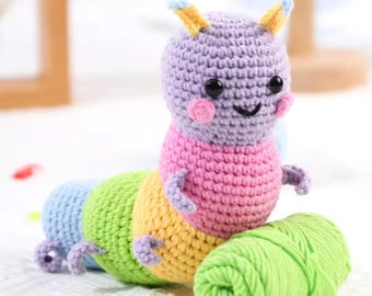 Haakpakket voor beginners: rupspatronen, doe-het-zelf amigurumi-startproject