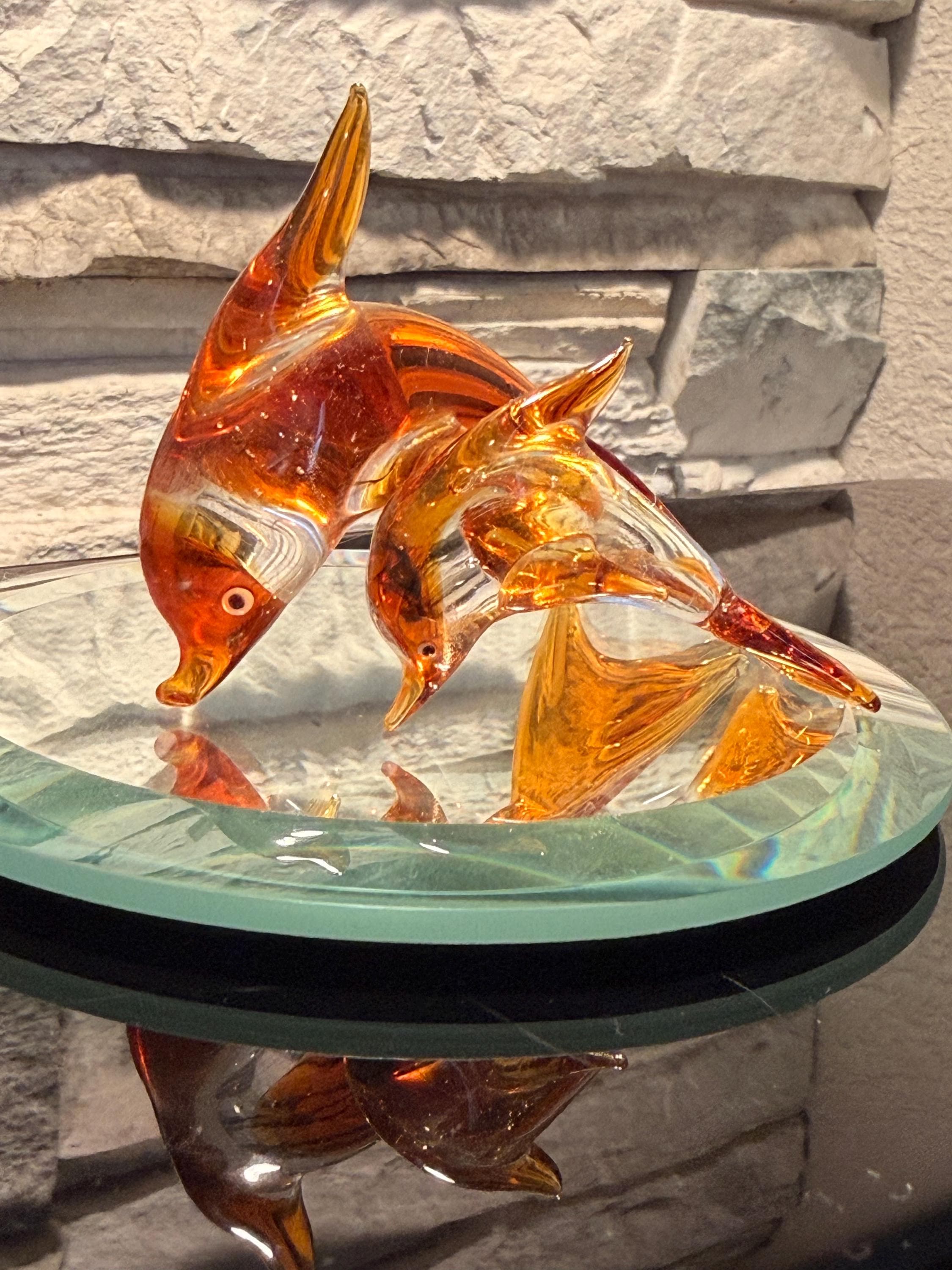 Murano Glass Dolphin - Etsy