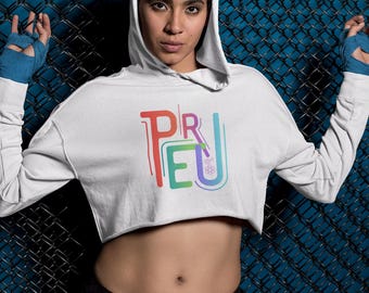 Kurzer Hoodie im peruanischen Design | Leichter Damen-Hoodie mit peruanischem Grafikprint | Niedliches Oversize-Streetwear-Sweatshirt | Lateinamerikanisches Geschenk