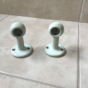 MCM Porcelain Wall Mount Towel Bar Mounting Brackets