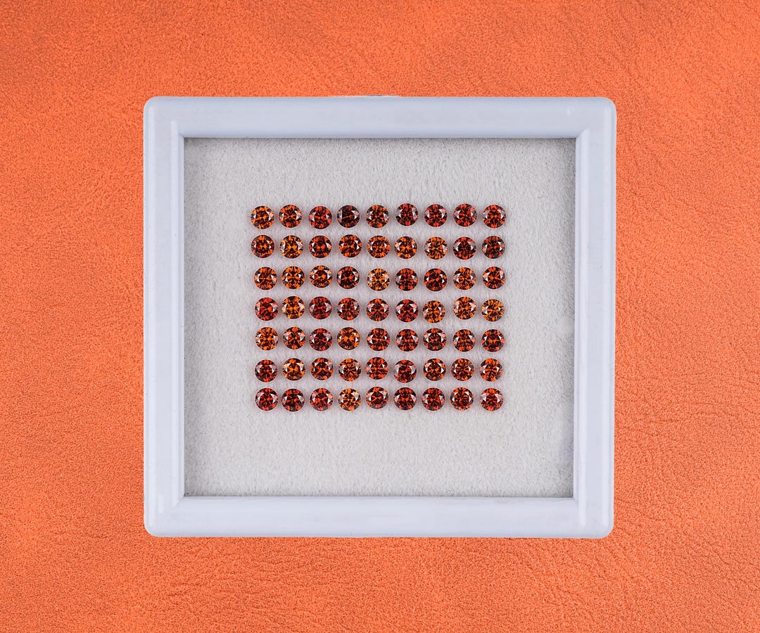 Red Rpund Diamond 8.93 CT | 3.0 MM | Red Round Cut Diamonds, Fancy Color Diamond, High ...