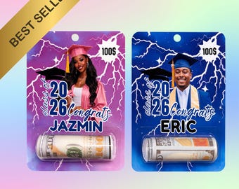 Kundenspezifische Abschluss-Geld-Halter / Abschluss-Geschenk-Karte