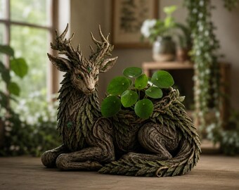 Paquete de imágenes PNG de ciervos fantásticos, descarga digital de ciervo del bosque, imágenes prediseñadas de criaturas místicas del bosque, PNG de animales encantados, arte fantástico imprimible