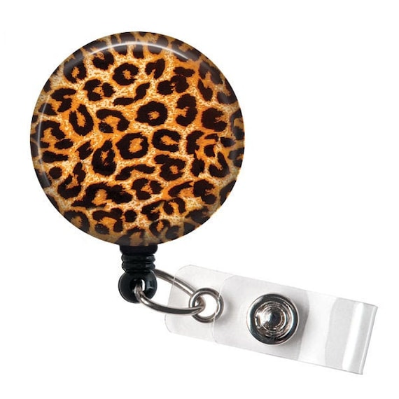 Leopard Badge Reel Cheetah Badge Reel Cute Animal Nursing ID Name Badge  Reel Nurse Badge Reel Badge Reel Gift Ain't That Somethin' 