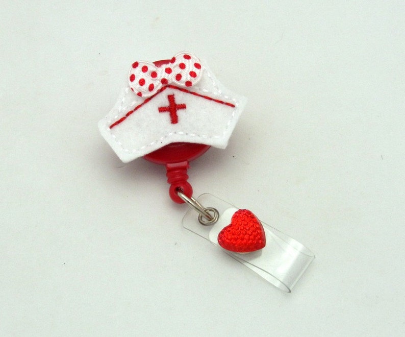 Nurse Hat Badge Reel Nurse Gift Medical Badge Clips Etsy