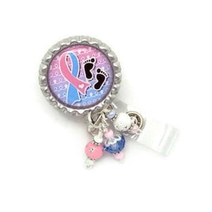 Pregnancy and Infant Loss Awareness Badge Reel- Pregnancy & Infant Loss Awareness- Badge Reel- Awareness Badge Reel- Awareness Gifts