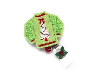 Christmas Sweater Badge Reel - Ugly Sweater Badge Reel - Sweater Badge Reel - Badge Reel - Cute Badge Reel - Badge Reel Gifts - Badge Reels