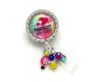 Pharmacist Badge Reel - Pharmacist - Medical Badge Reel - Badge Reel - ID Badge Reel - Cute Badge Reel - Pharmacist Gifts - Badge Reel Gifts