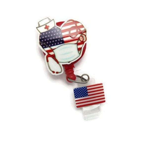 Patriotic Id Badge