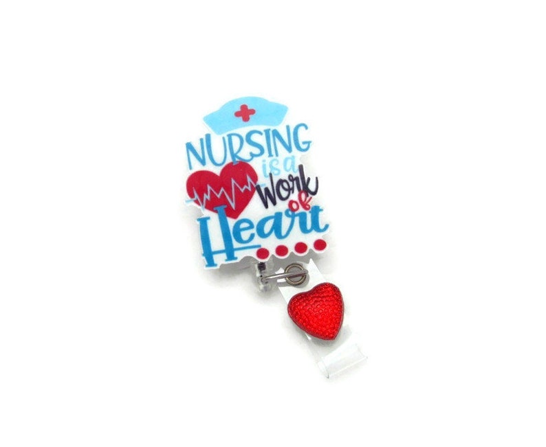 Nurse Badge Reel Nurse ID Badge Reel Cute Badge Reel Etsy