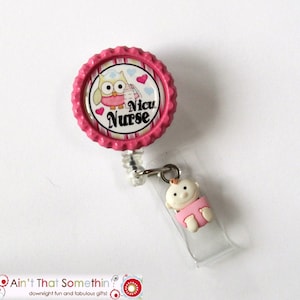 Nicu Badge Reel - Nicu Nurse Badge Reel - Nicu Nurse Gifts - Badge Reel - Medical Badge Reel - Nurse Badge Reel - Cute Badge Reel - ID Badge