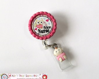 Nicu Badge Reel - Nicu Nurse Badge Reel - Nicu Nurse Gifts - Badge Reel - Medical Badge Reel - Nurse Badge Reel - Cute Badge Reel - ID Badge