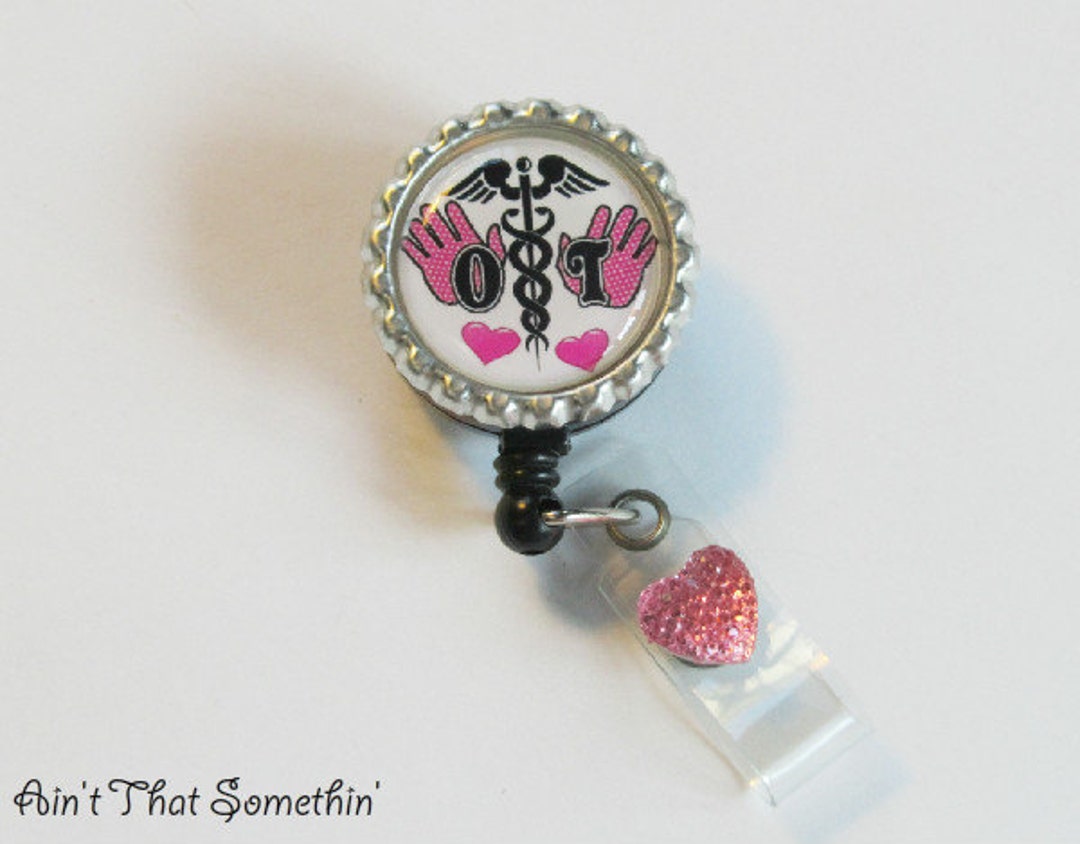 Occupational Therapy Badge Reel Occupational Therapist Badge Etsy