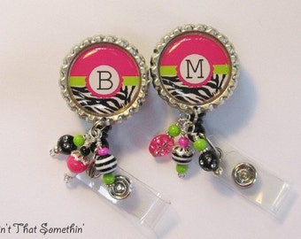 Personalized Brites Retractable Badge Reel - Monogramed Badge Clips - Badge Reel Gifts - Personalized ID Holders - Chic Badge Pulls