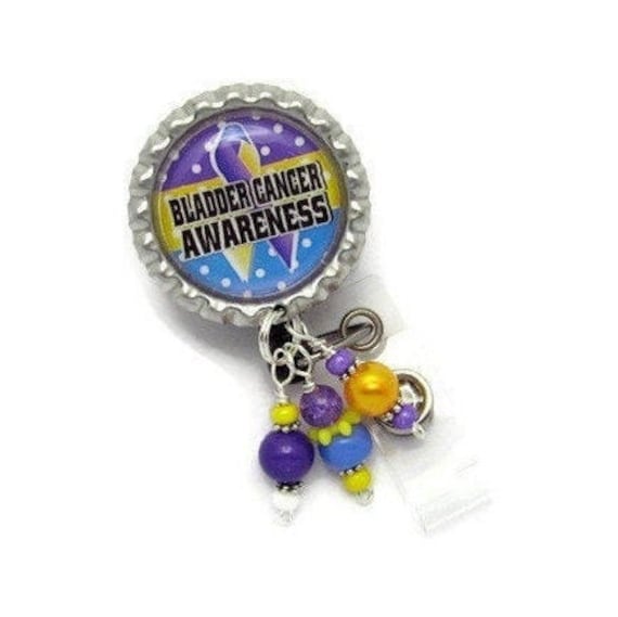 Bladder Cancer Awareness Retractable ID Badge Reel Bladder | Etsy