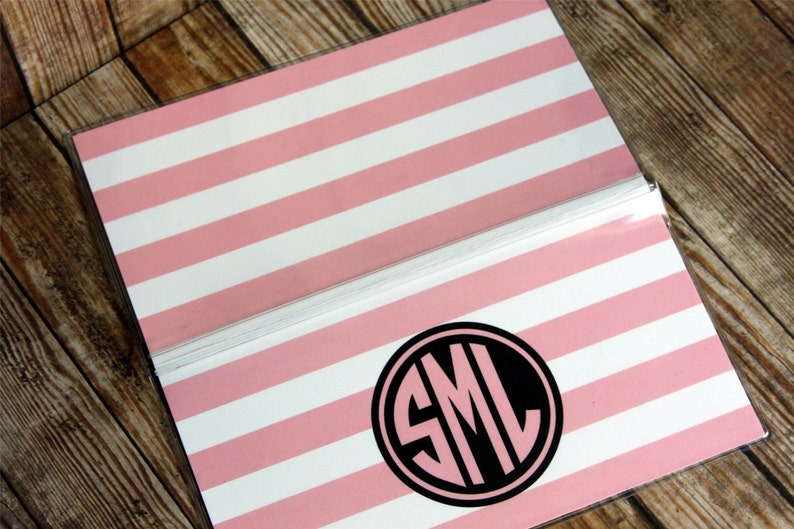 Checkbook Cover, 38 Colors, Monogrammed Checkbook Cover, Custom Checkbook Cover, Vinyl Checkbook Cover image 2