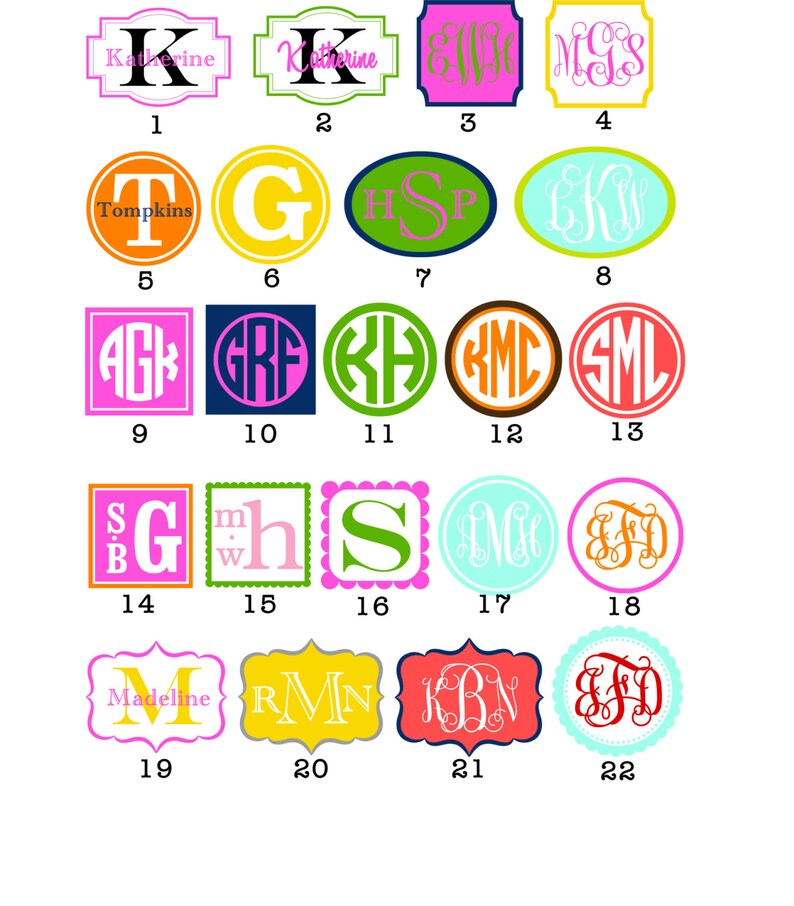 38 Colors-Monogrammed Notecards with Envelopes Custom Notecards Notecards Set of 14 Notecards Turquoise and Lime Green Notecards
