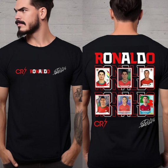 CR7 Digital Download, Ronaldo Vector Design for T-Shirt, Soccer Trading Card PNG, Football Merch Graphics, Streetwear SVG