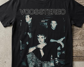 Soda Stereo Halftone Digital Download - Retro Band Art for Dtf Screen Print - Rock en Español Diy Design - High Res Png Svg File