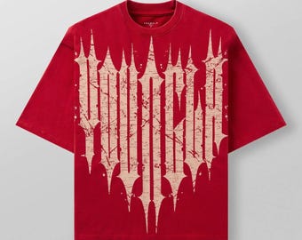 Aggressive Gothic Vector & PNG, Distressed Death Metal Style Streetwear Graphic, Heavy Metal Aesthetic Digital Download for T-Shirt Design