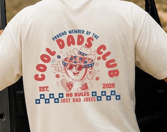 Cool Dads Club T-Shirt, Father's Day Gift Idea, Birthday Gift for dad, Customizable Dad Shirt, Cowboy Shirt
