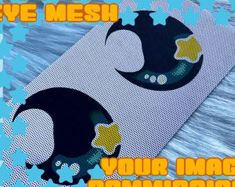 IMPRESSION PERSONNALISÉE | Filet pour yeux de fursuit - Impression par sublimation imperméable + Yeux sur commande en option (Anthro, Kemono)
