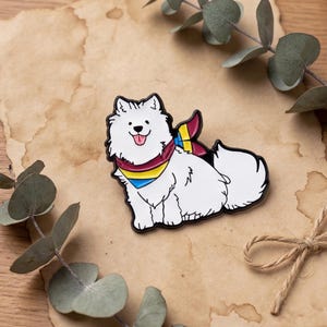 Cute Axolotl Pride Pin | Kawaii Cat Rainbow Badge | Dinosaur Progress Pride Enamel Pin | LGBTQ Animal Jewelry Gift for Her Him