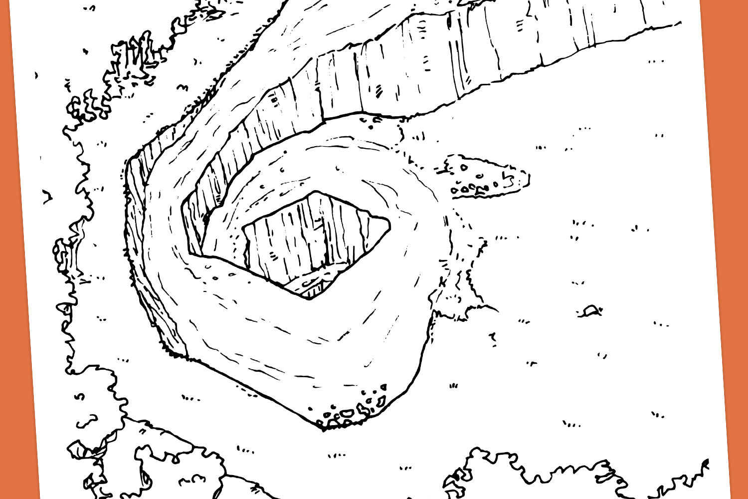 Underworld Map Coloring Pages - Etsy