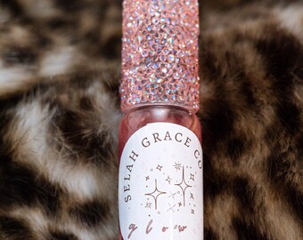 Vloeibare goud- of roségouden bodyglansolie