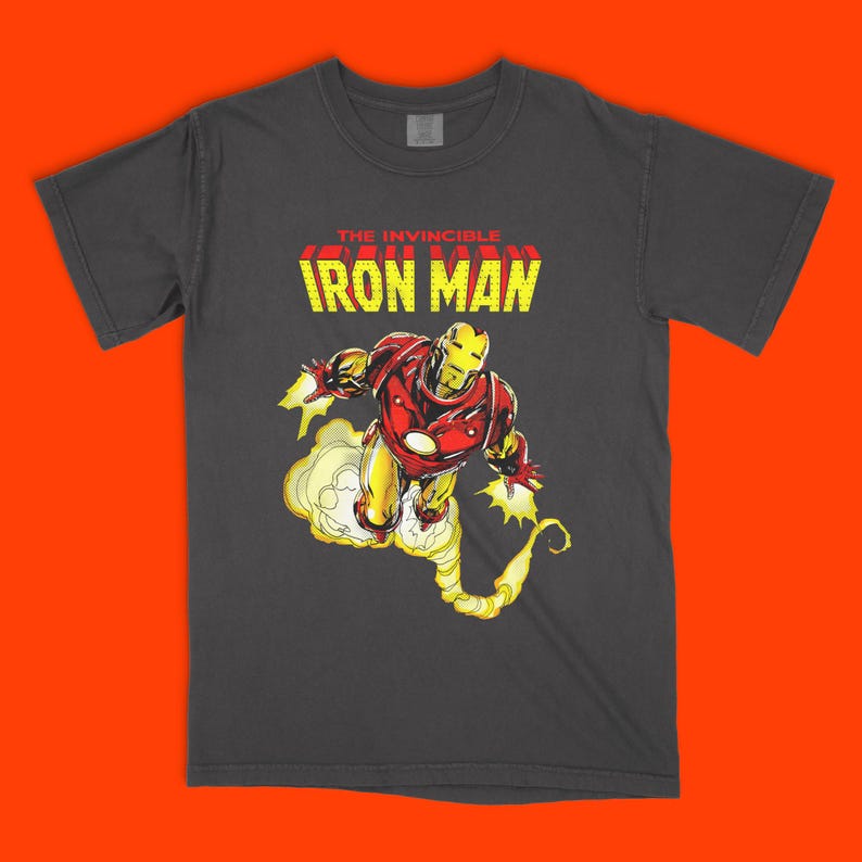 Invincible Iron Man Marvel Poster Comfort Color Unisex Tshirt or Sweatshirt image 1