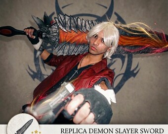 Demon Sword Replica, Fantasy LED Light Up Sword, 5.5ft Handmade Cosplay Prop, Full Size Display Sword, Convention Costume Weapon
